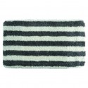 Spirella Tapis De Bain Microfibre 50x80cm Ligne Blanc & Gris MSV