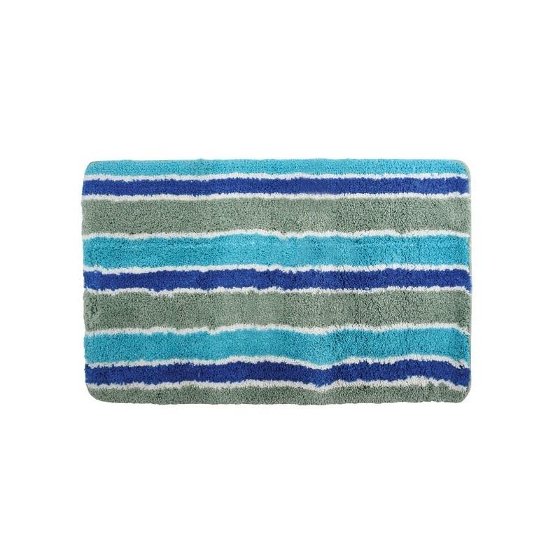 spirella Tapis de bain Microfibre 50x80cm QUITO Bleu & Vert MSV
