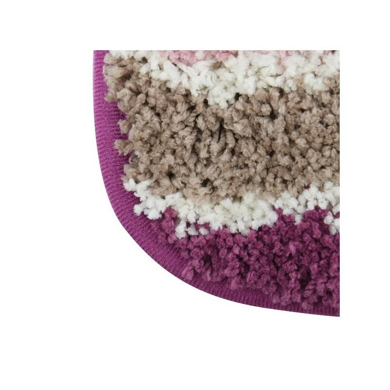 Spirella Tapis De Bain Microfibre 50x80cm QUITO Rose & Violet MSV