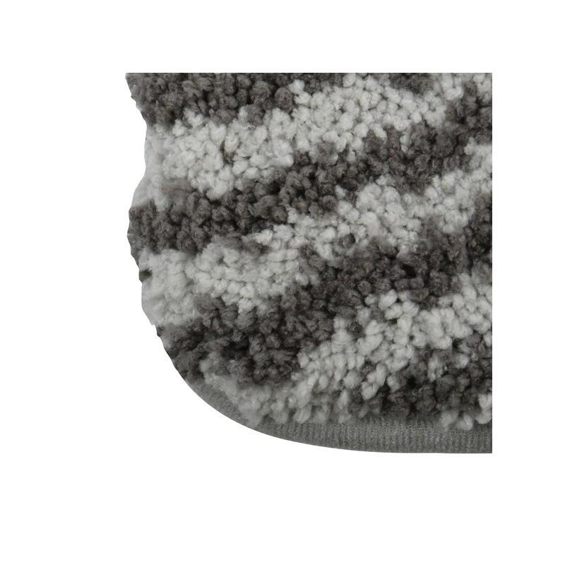 Spirella Tapis De Bain Microfibre 50x80cm Wave Gris MSV