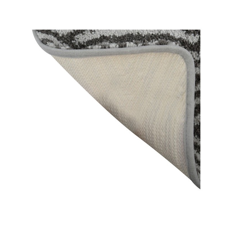 Spirella Tapis De Bain Microfibre 50x80cm Wave Gris MSV