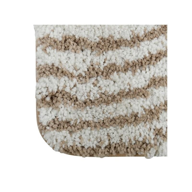 Spirella Tapis De Bain Microfibre 50x80cm Wave Taupe MSV