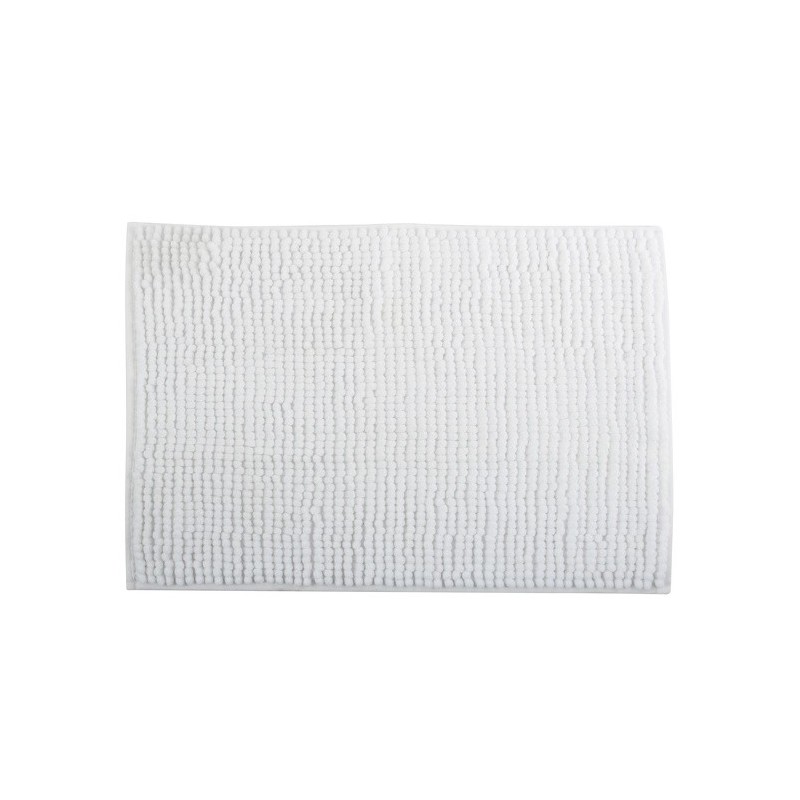 spirella Tapis de bain Microfibre CHENILLE 40x60cm Blanc MSV