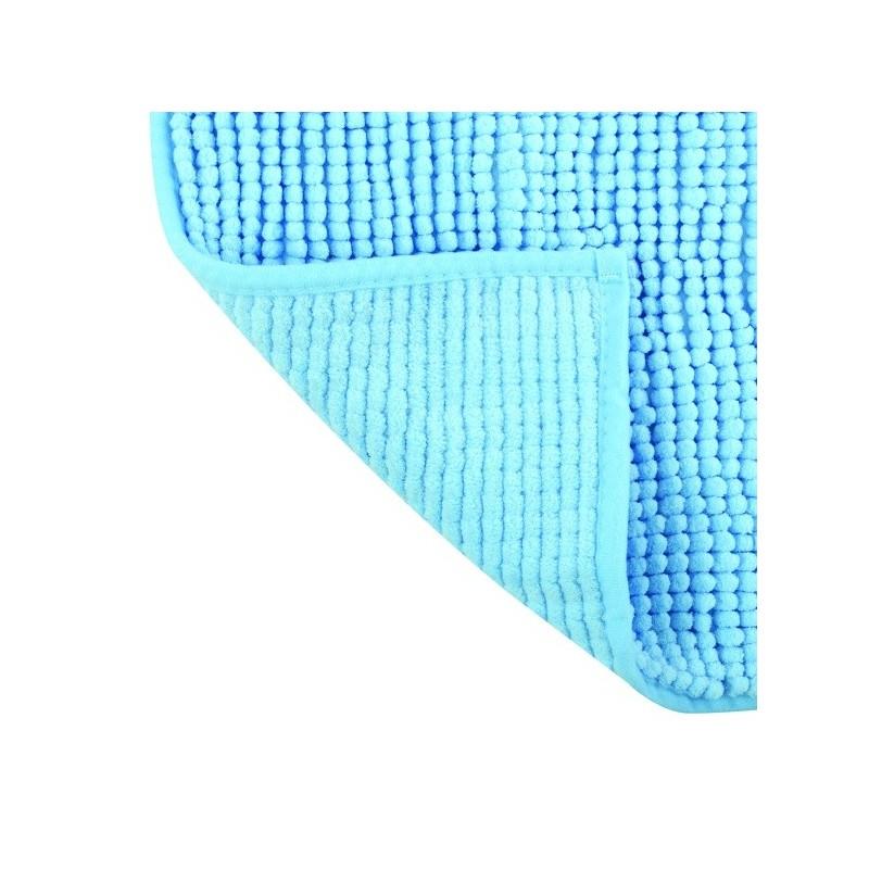 Spirella Tapis De Bain Microfibre CHENILLE 40x60cm Bleu Ciel MSV
