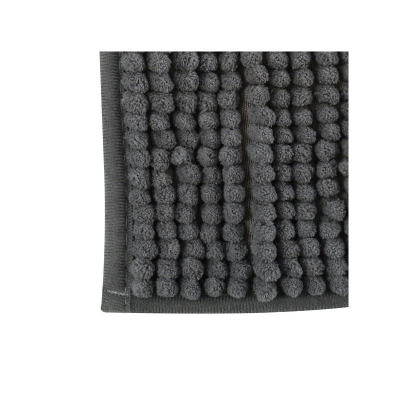 Spirella Tapis De Bain Microfibre CHENILLE 40x60cm Gris MSV
