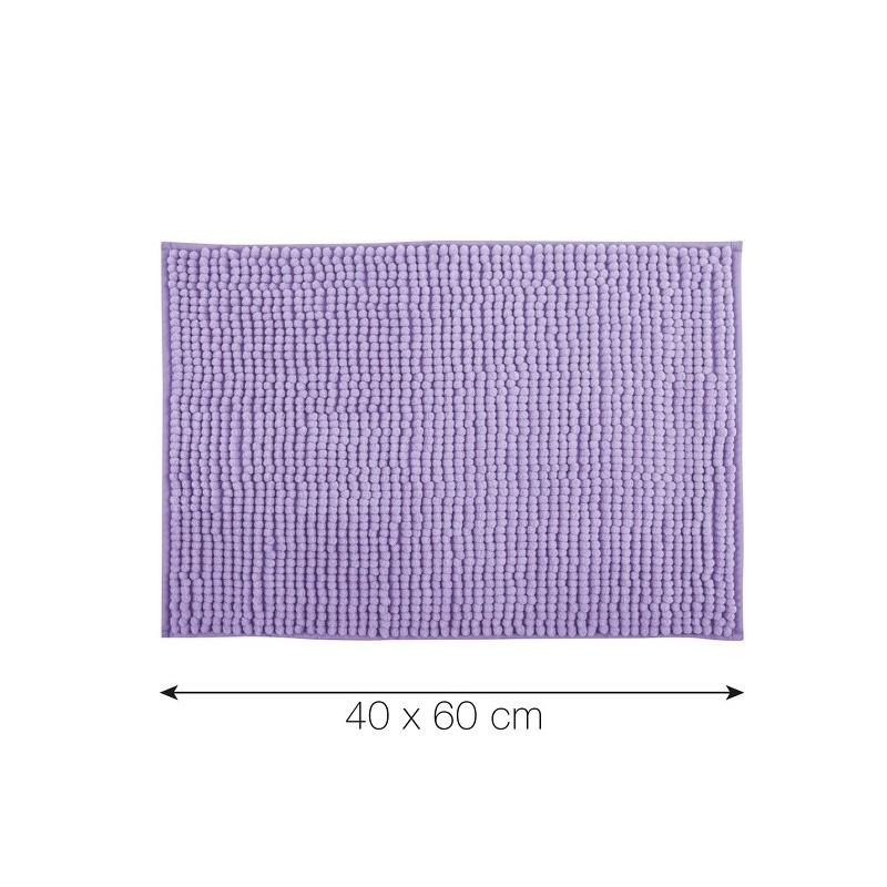 Spirella Tapis De Bain Microfibre CHENILLE 40x60cm Lavande MSV