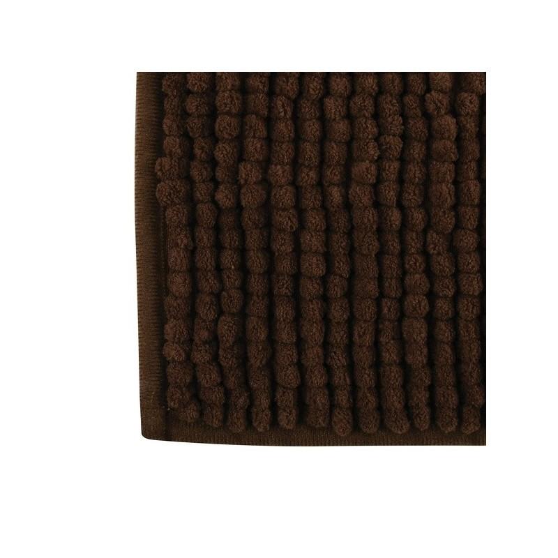 Spirella Tapis De Bain Microfibre CHENILLE 40x60cm Marron Chocolat MSV