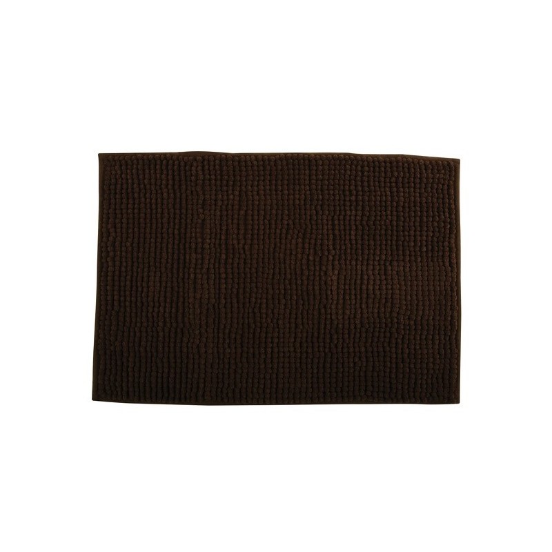 spirella Tapis de bain Microfibre CHENILLE 40x60cm Marron Chocolat MSV