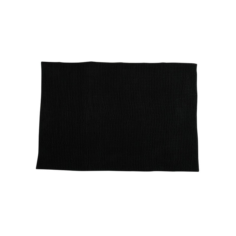 spirella Tapis de bain Microfibre CHENILLE 40x60cm Noir MSV