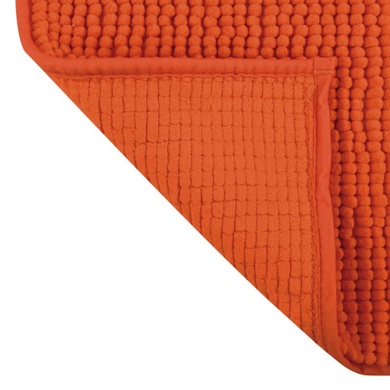 Spirella Tapis De Bain Microfibre CHENILLE 40x60cm Orange MSV