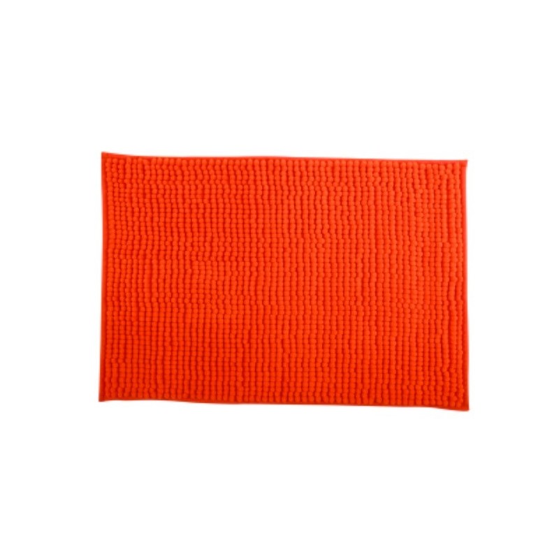spirella Tapis de bain Microfibre CHENILLE 40x60cm Orange MSV