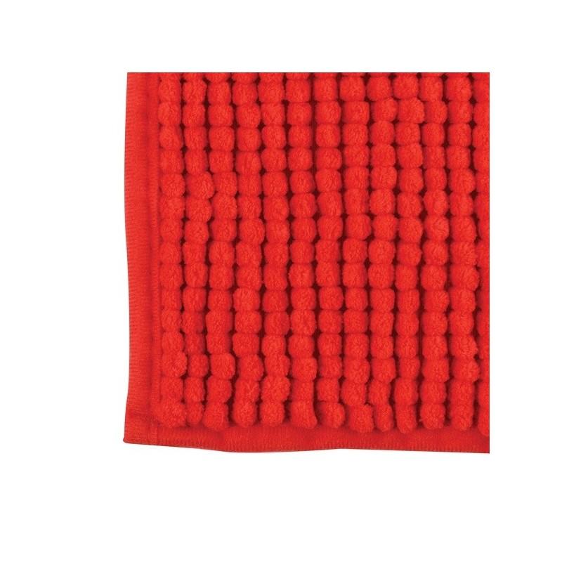 Spirella Tapis De Bain Microfibre CHENILLE 40x60cm Rouge MSV