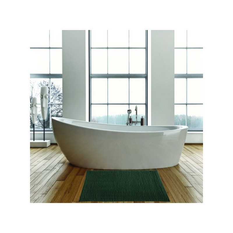 Spirella Tapis De Bain Microfibre CHENILLE 40x60cm Vert Foncé MSV
