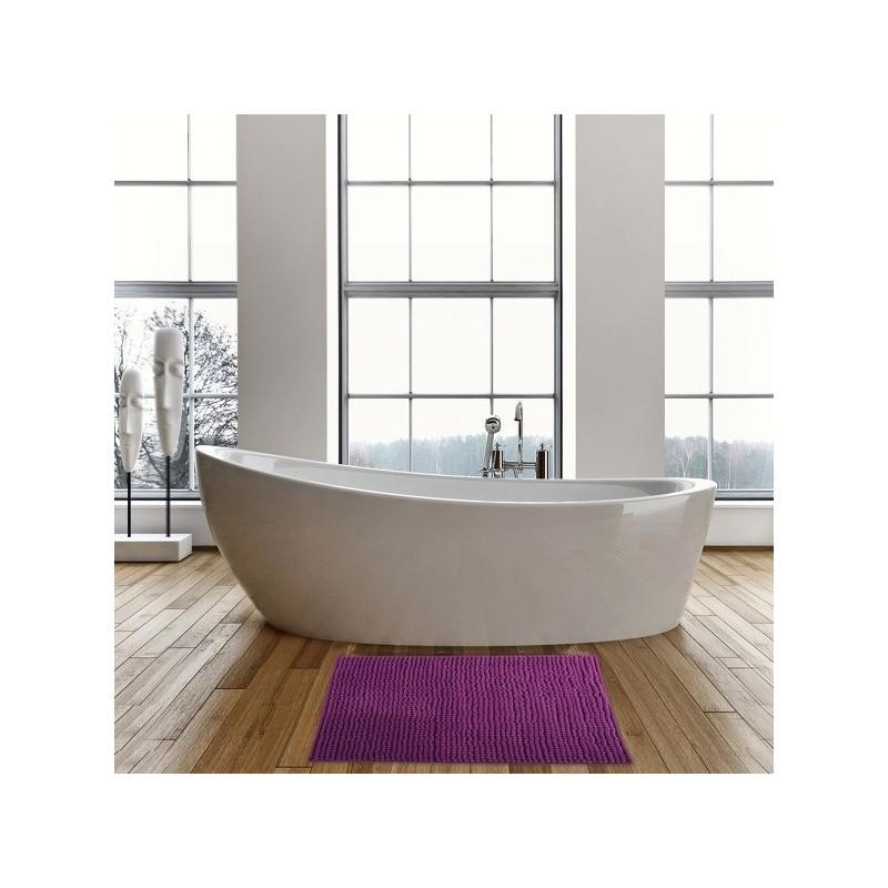 Spirella Tapis De Bain Microfibre CHENILLE 40x60cm Violet MSV