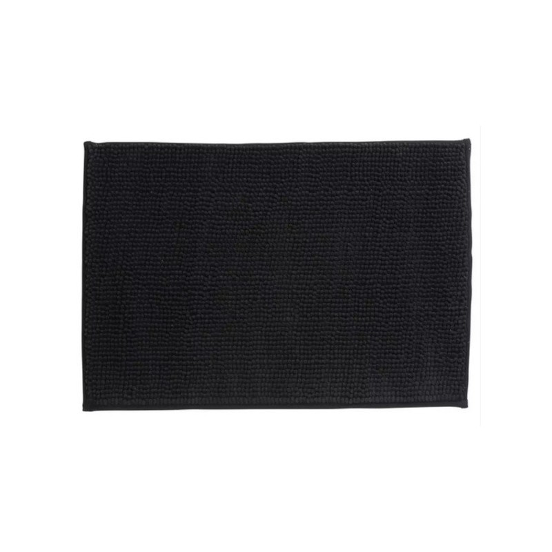 spirella Tapis de bain Microfibre CHENILLE 50x80cm Noir MSV