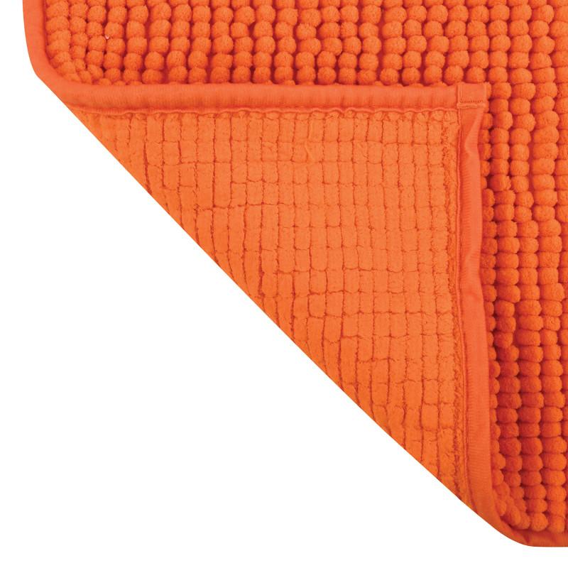 Spirella Tapis De Bain Microfibre CHENILLE 50x80cm Orange MSV