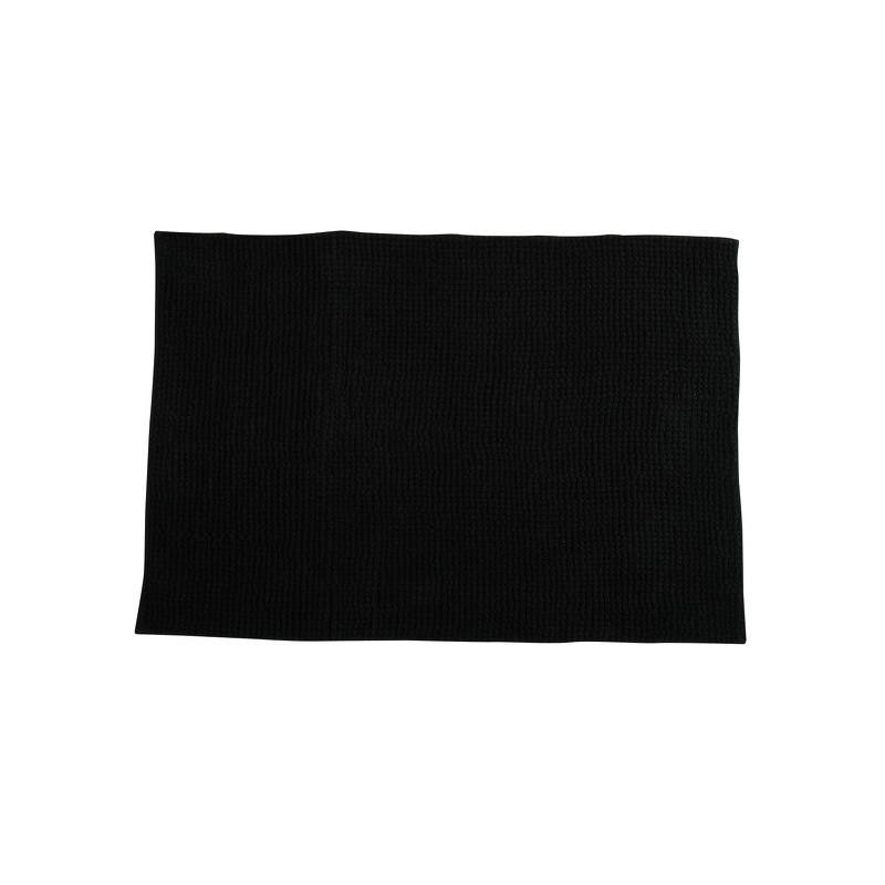 spirella Tapis de bain Microfibre CHENILLE 60x90cm Noir MSV