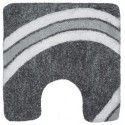 Spirella Tapis De Bain Microfibre CURVE 55x55cm Gris Spirella