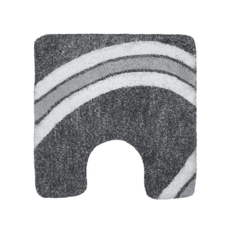 spirella Tapis de bain Microfibre CURVE 55x55cm Gris Spirella