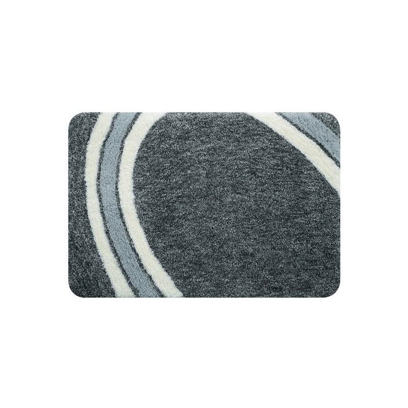 spirella Tapis de bain Microfibre CURVE 55x65cm Gris Spirella
