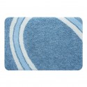 Spirella Tapis De Bain Microfibre CURVE 60x90cm Bleu Spirella