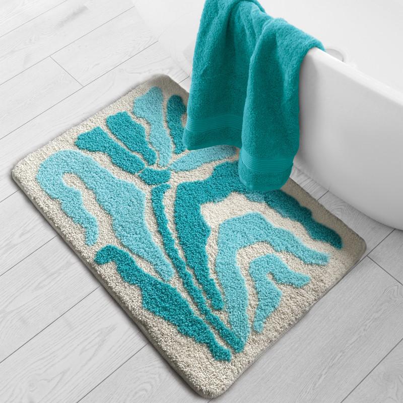 Spirella Tapis De Bain Microfibre DAISY 50x80cm Aqua Spirella