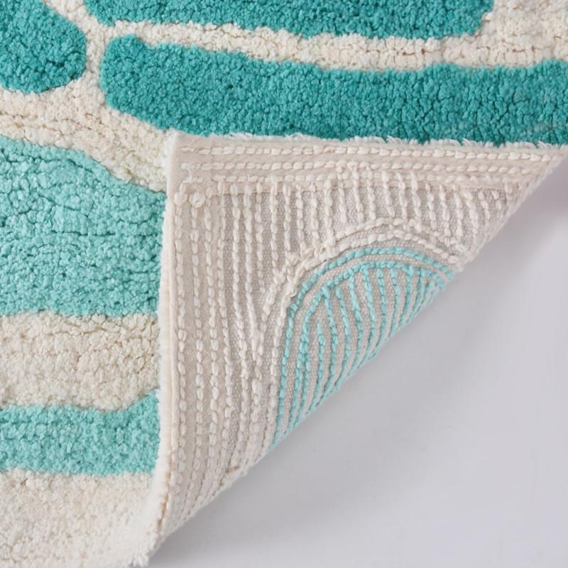 Spirella Tapis De Bain Microfibre DAISY 50x80cm Aqua Spirella