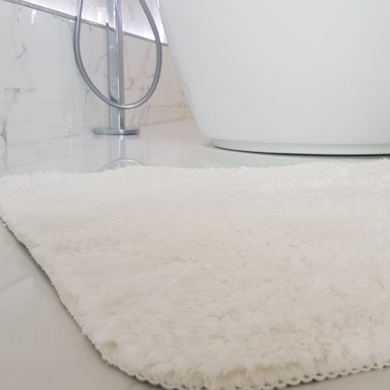 Spirella Tapis De Bain Microfibre FINO 40x60cm Blanc Spirella