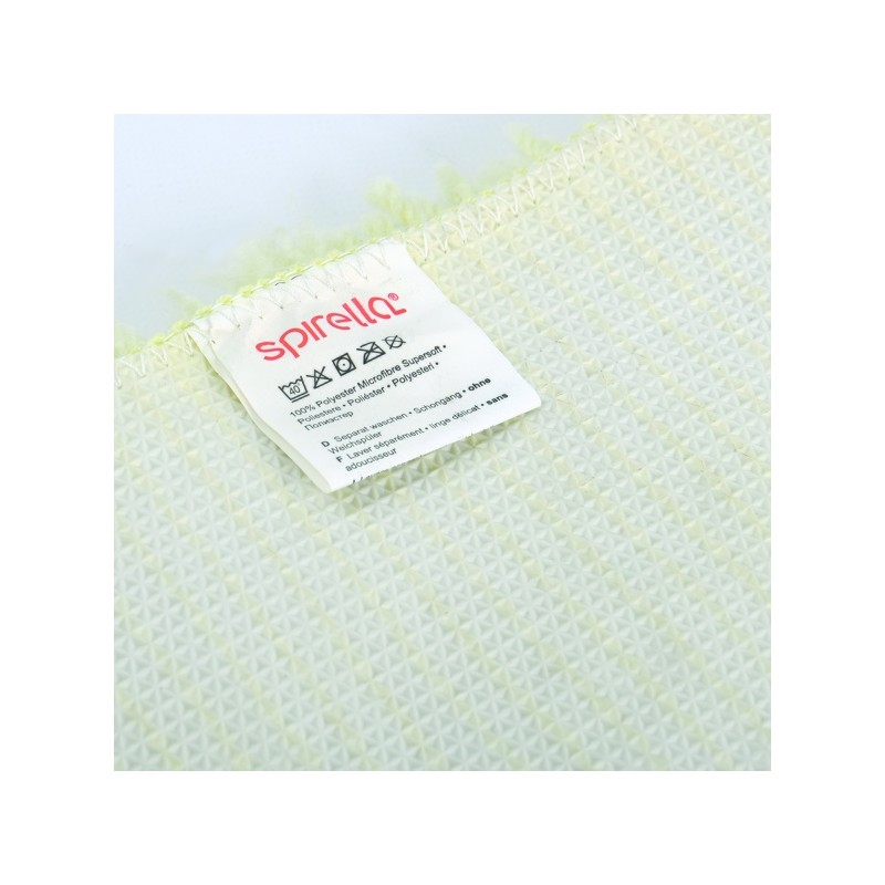 Spirella Tapis De Bain Microfibre HIGHLAND 55x55cm Jaune Clair Spirella