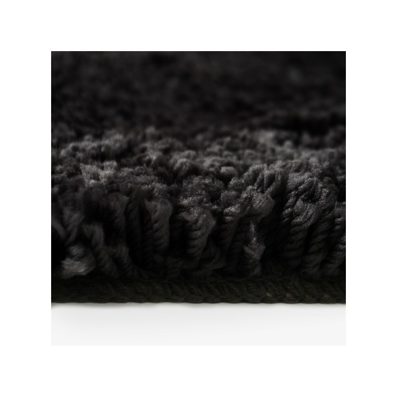 Spirella Tapis De Bain Microfibre HIGHLAND 55x55cm Noir Spirella
