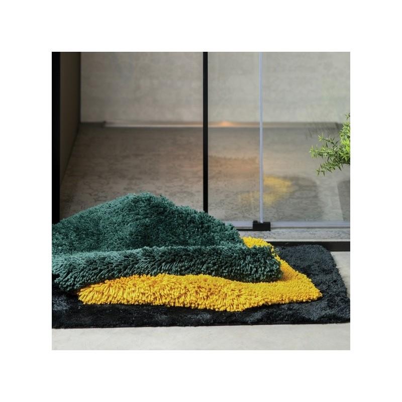 Spirella Tapis De Bain Microfibre HIGHLAND 55x65cm Vert Foncé Spirella