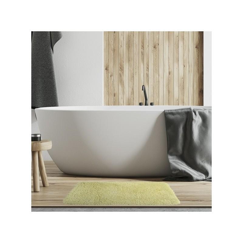 Spirella Tapis De Bain Microfibre HIGHLAND 80x150cm Jaune Clair Spirella