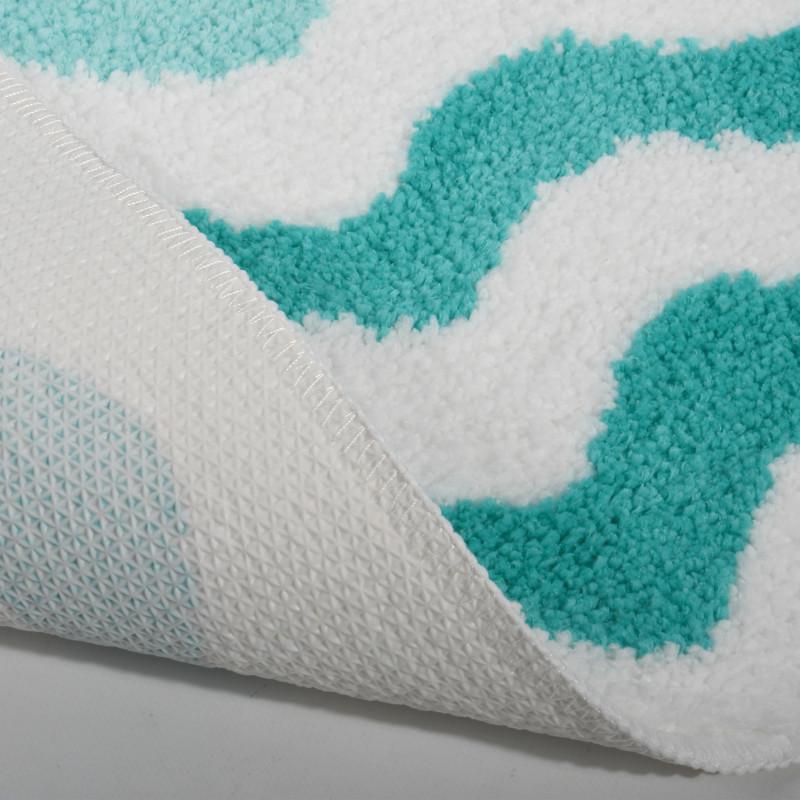 Spirella Tapis De Bain Microfibre NAMI 50x80cm Aqua Spirella