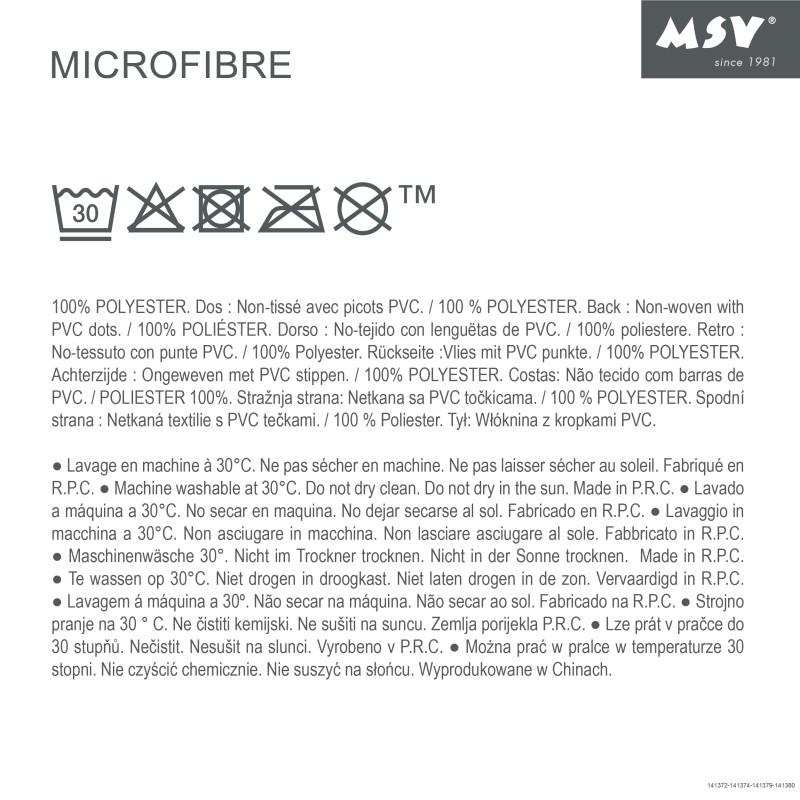 Spirella Tapis De Bain Microfibre PANDA 45x75cm Jaune MSV