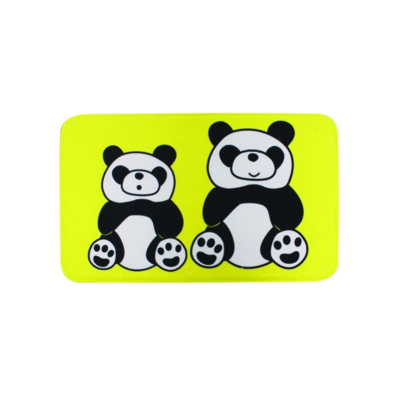 spirella Tapis de bain Microfibre PANDA 45x75cm Jaune MSV