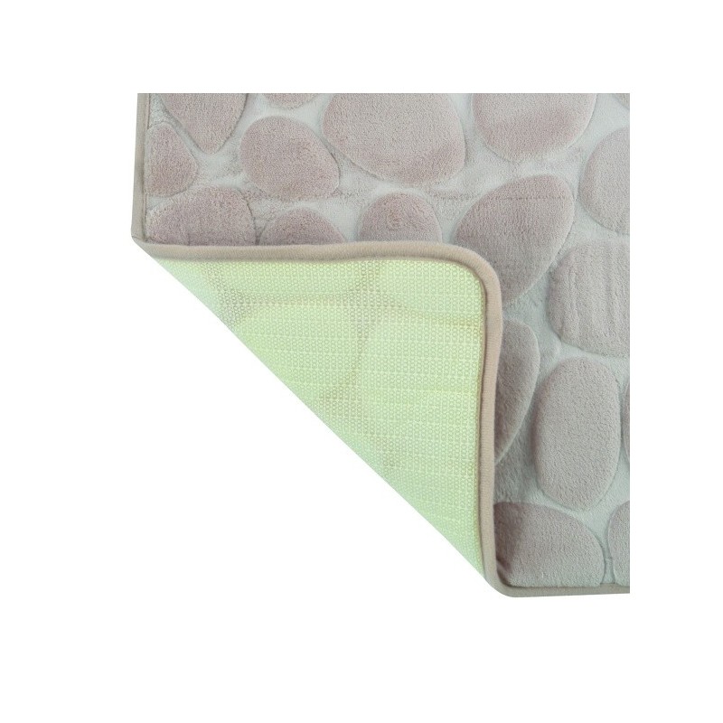 Spirella Tapis De Bain Microfibre PEBBLE 40x60cm Beige MSV