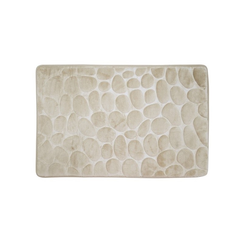 spirella Tapis de bain Microfibre PEBBLE 40x60cm Beige MSV