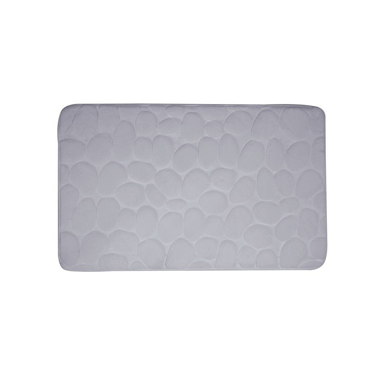 spirella Tapis de bain Microfibre PEBBLE 40x60cm Gris MSV