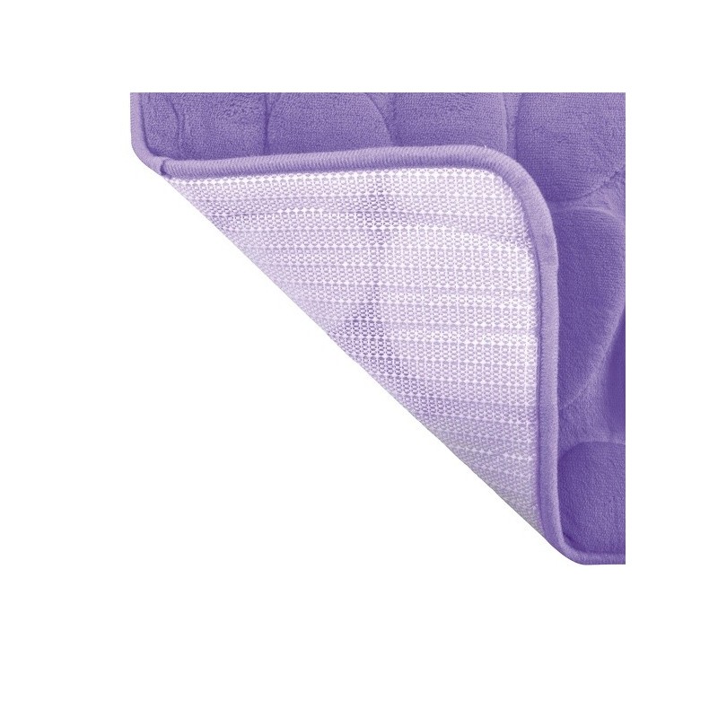 Spirella Tapis De Bain Microfibre PEBBLE 40x60cm Lavande MSV