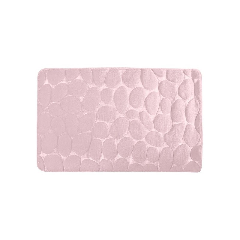 spirella Tapis de bain Microfibre PEBBLE 40x60cm Rose pastel MSV