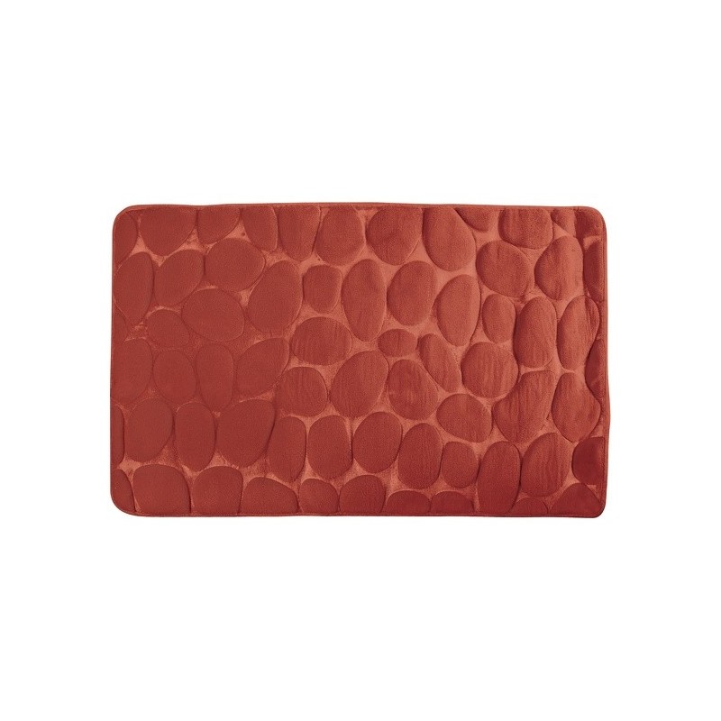 spirella Tapis de bain Microfibre PEBBLE 40x60cm Terracotta MSV
