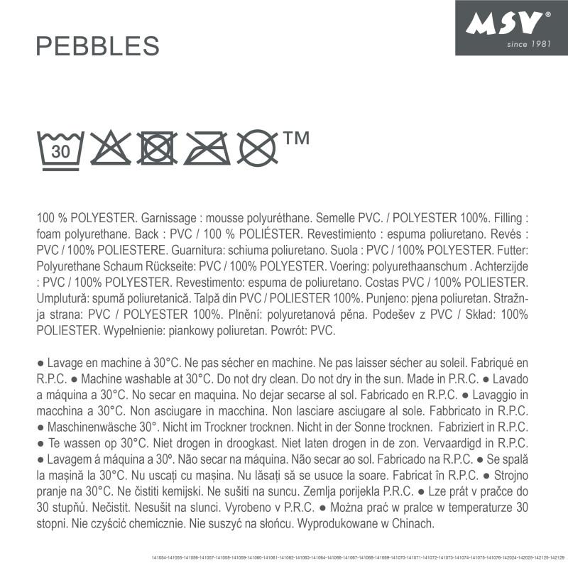 Spirella Tapis De Bain Microfibre PEBBLE 40x60cm Vert Pastel MSV