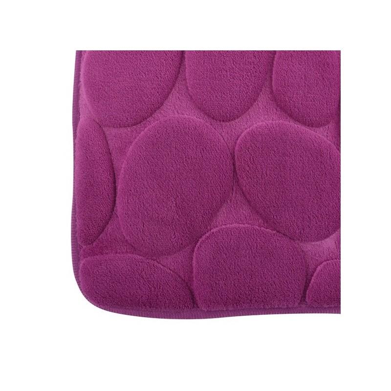 Spirella Tapis De Bain Microfibre PEBBLE 40x60cm Violet MSV