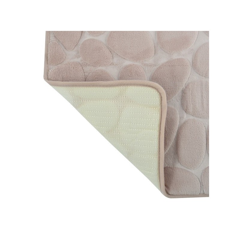 Spirella Tapis De Bain Microfibre PEBBLE 50x80cm Beige MSV