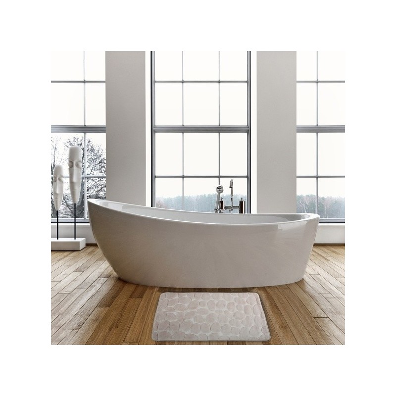 Spirella Tapis De Bain Microfibre PEBBLE 50x80cm Beige MSV