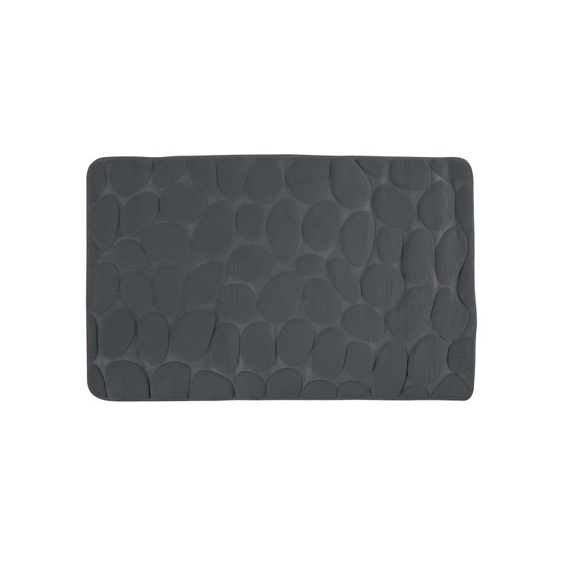spirella Tapis de bain Microfibre PEBBLE 50x80cm Gris foncé MSV
