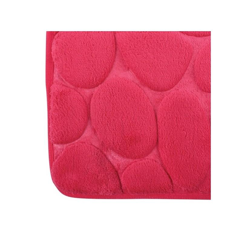 Spirella Tapis De Bain Microfibre PEBBLE 50x80cm Rose Fuschia MSV