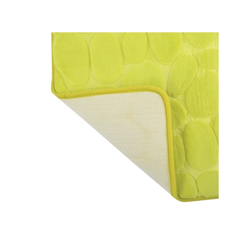 Spirella Tapis De Bain Microfibre PEBBLE 50x80cm Vert Anis MSV