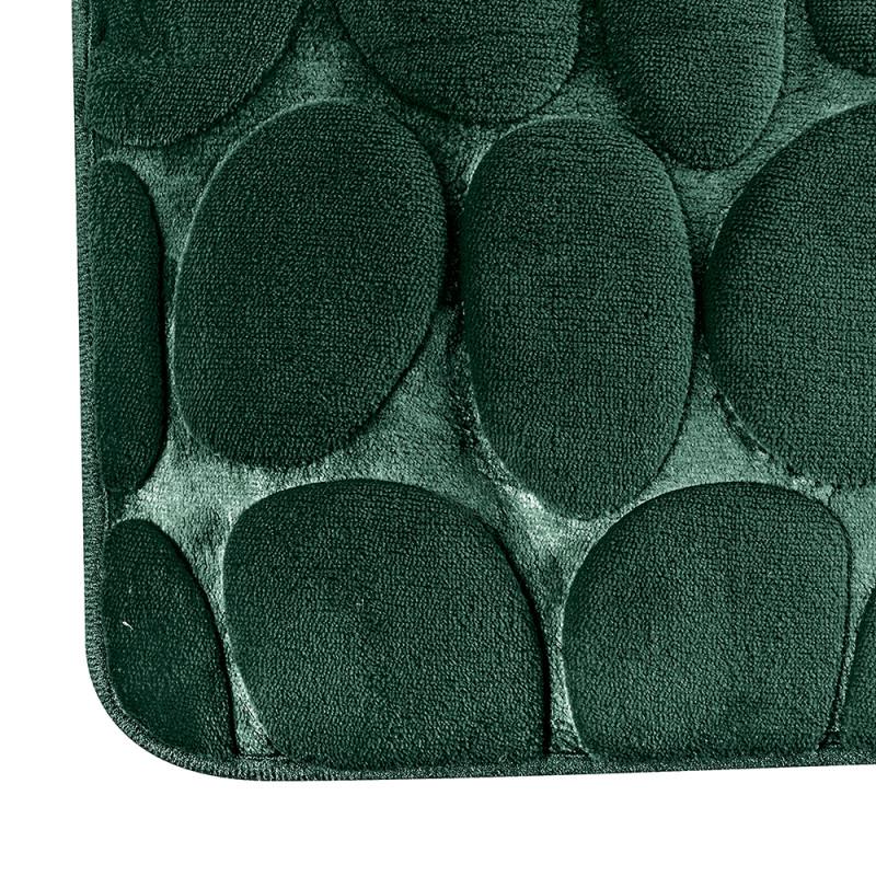 Spirella Tapis De Bain Microfibre PEBBLE 50x80cm Vert MSV
