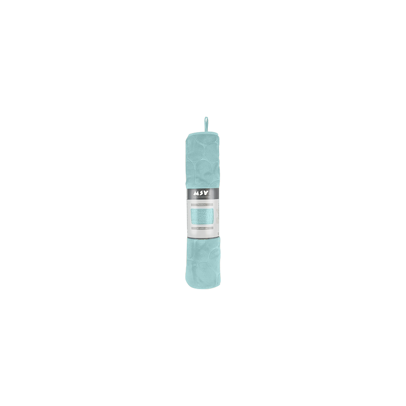 Spirella Tapis De Bain Microfibre PEBBLE 50x80cm Vert Pastel MSV